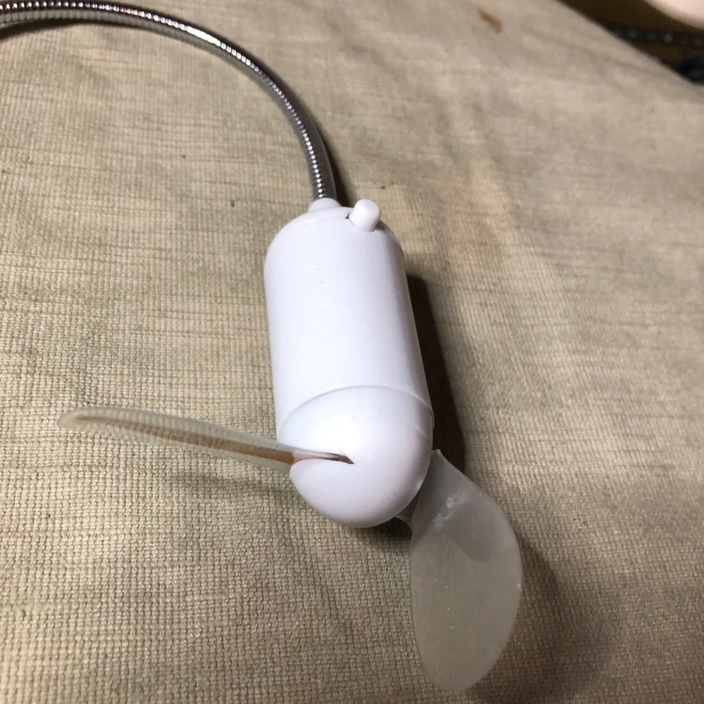 White USB Adapter with Durable Braided Design